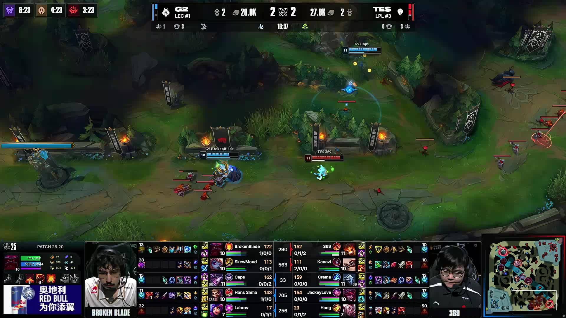 【赛后战报】完美收官，TES稳健运营2：0轻松战胜RA